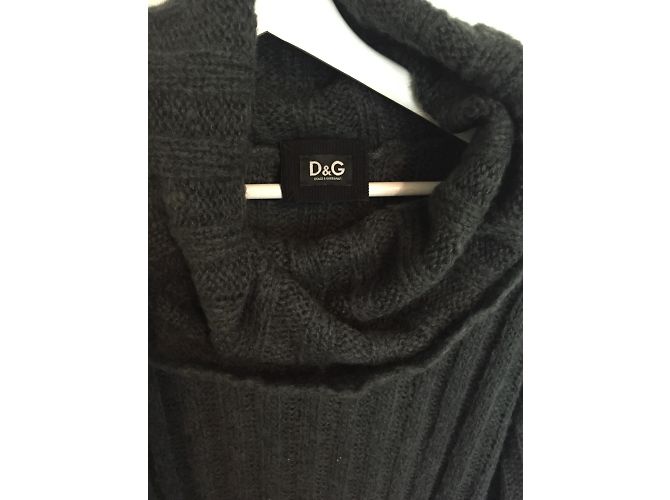 Dolce & Gabbana Oversized Kleid Blau Grün Acetat M - Ansicht 3