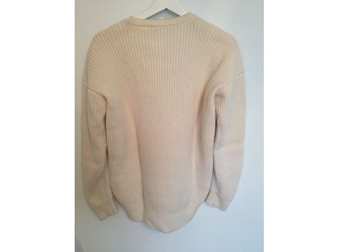 Malha Vanessa Bruno de mohair e lã creme Cru - vista 3