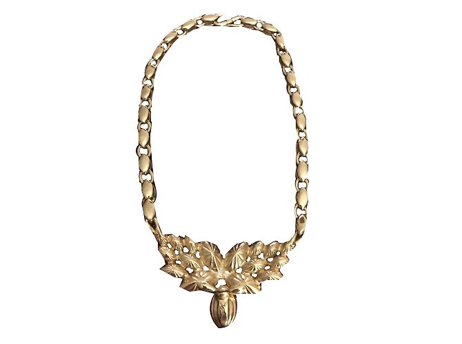 Yves Saint Laurent Collier Robert Goossens per Yves st Laurent Necklace D'oro - vista 2