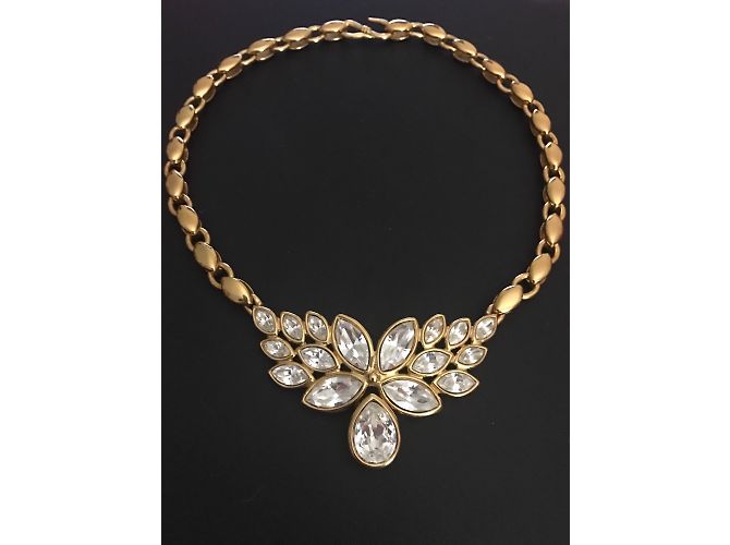 Yves Saint Laurent Collier Robert Goossens per Yves st Laurent Necklace D'oro - vista 3