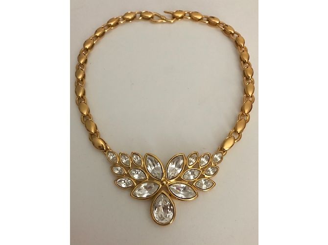 Yves Saint Laurent Collier Robert Goossens per Yves st Laurent Necklace D'oro - vista 4