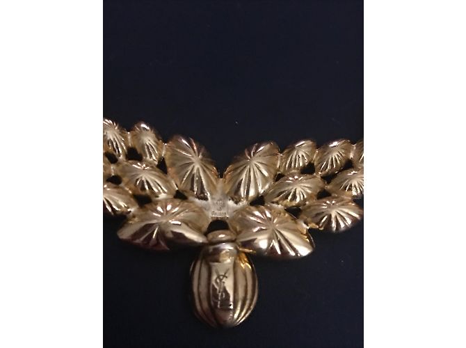 Yves Saint Laurent Collier Robert Goossens per Yves st Laurent Necklace D'oro - vista 7