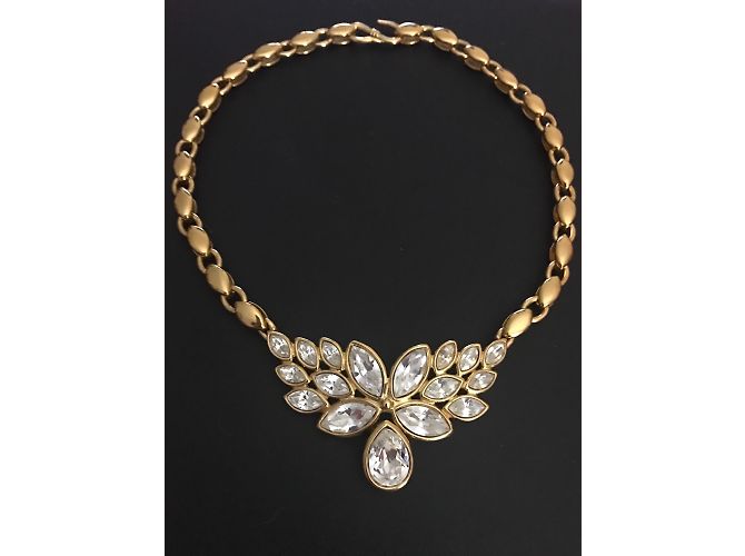 Yves Saint Laurent Collier Robert Goossens per Yves st Laurent Necklace D'oro - vista 8