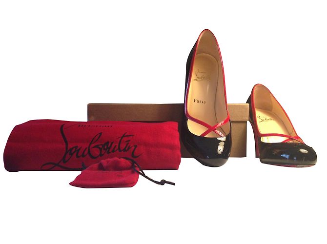 Christian Louboutin Kreuz Ronda Black / Rouge Lippenstift - Ansicht 2