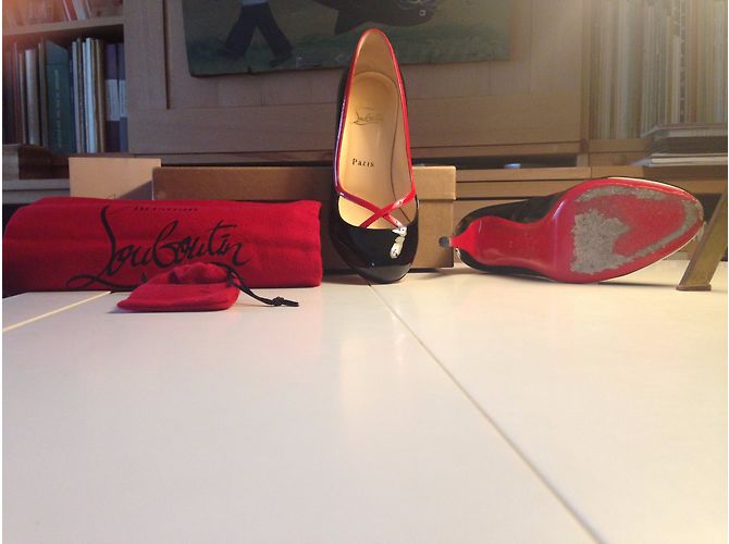 Christian Louboutin Kreuz Ronda Black / Rouge Lippenstift - Ansicht 5