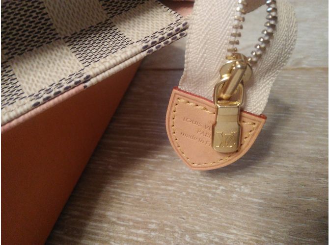 Louis Vuitton la tahitienne damier azur Blu - vista 5
