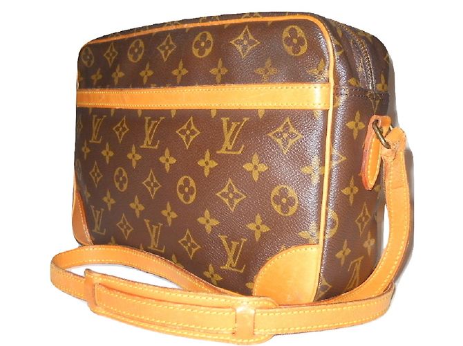 Saumur Monogramma di Trocadero GM vintage LOUIS VUITTON Marrone - vista 11