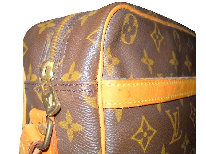Saumur Monogramma di Trocadero GM vintage LOUIS VUITTON Marrone - vista 3