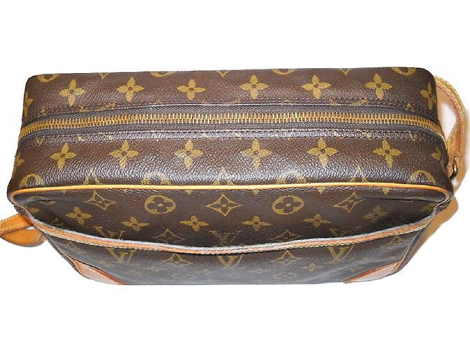 Saumur Monogramma di Trocadero GM vintage LOUIS VUITTON Marrone - vista 4