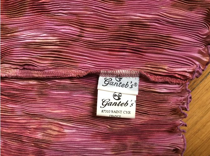 Autre Marque Ganteb's Plissierte Bluse Rosa Pink - Ansicht 5