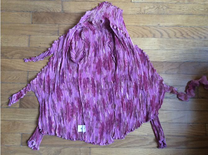 Autre Marque Ganteb's Plissierte Bluse Rosa Pink - Ansicht 6