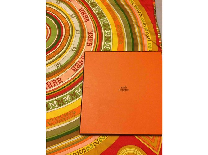 Hermès Tohu Bohu Seidentuch Mehrfarben - Ansicht 4