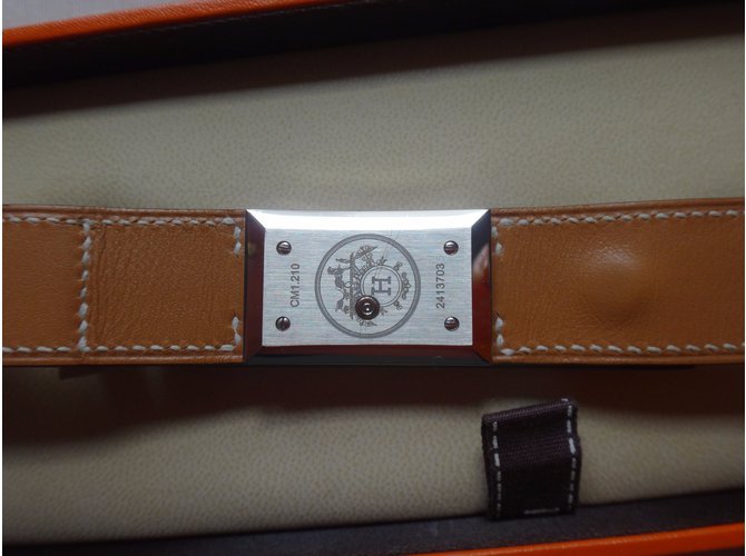 Hermès Cherche-Midi Marrón claro - vista 7