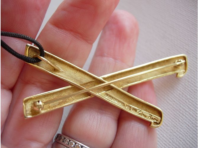 Tiffany & Co Collane con pendente KISS / BISOUS D'oro - vista 5