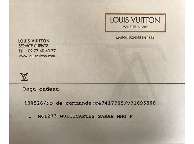 Louis Vuitton titular de la tarjeta Sarah - vista 6