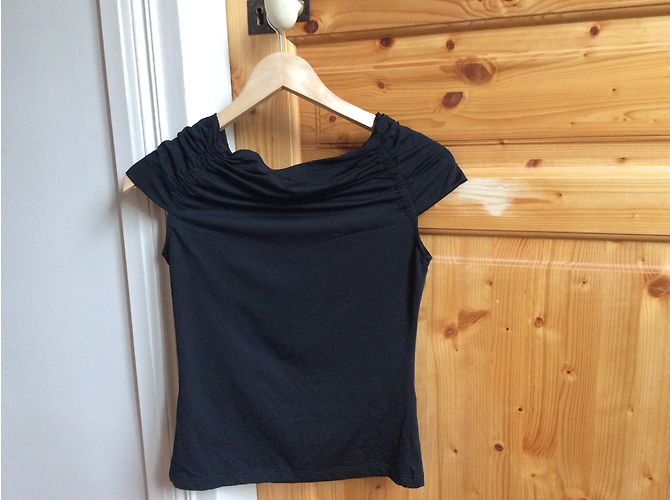 Linea T par Zapa Tops Negro - vista 4