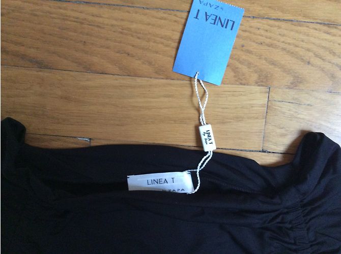 Linea T par Zapa Tops Negro - vista 7