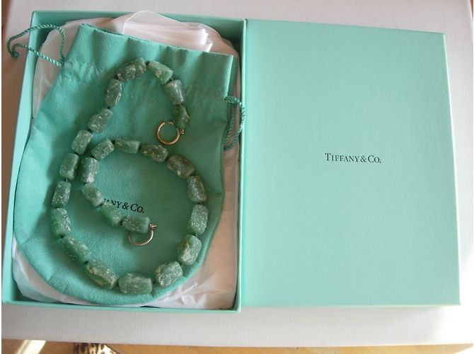 Collana Tiffany & Co in argento con pietre verdi Paloma Picasso Verde - vista 5