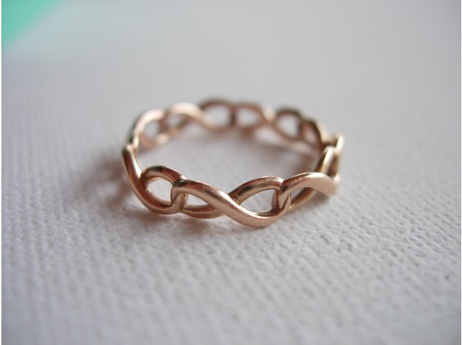 Tiffany & Co Infinity Ring Rubedo Rosa Pink - Ansicht 6