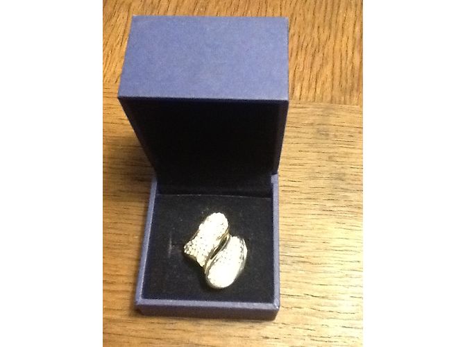 Anello Swarovski Argento e Placcato Oro - vista 3