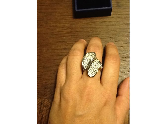 Anello Swarovski Argento e Placcato Oro - vista 5