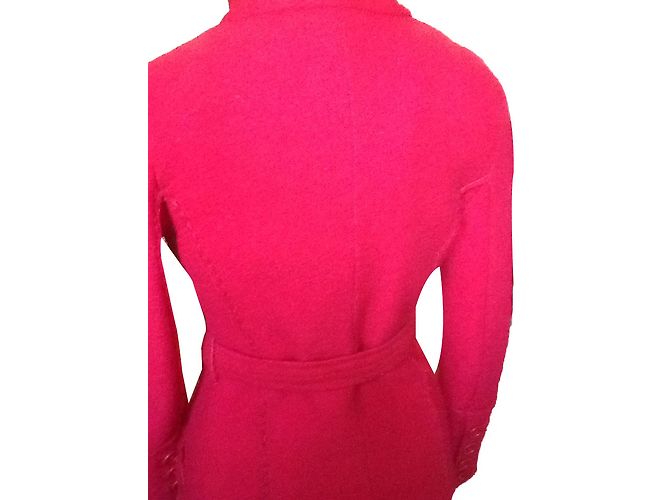 Abrigo de lana rojo Rene Derhy Roja - vista 3