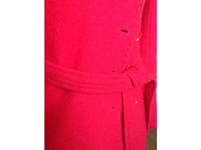 Abrigo de lana rojo Rene Derhy Roja - vista 5
