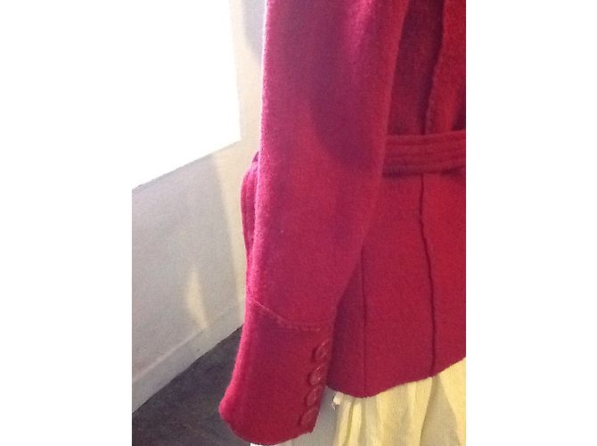 Abrigo de lana rojo Rene Derhy Roja - vista 6