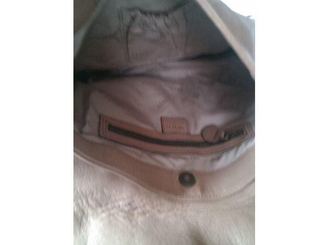 Borsa a tracolla Abaco Octopus in pelle taupe Marrone chiaro - vista 10
