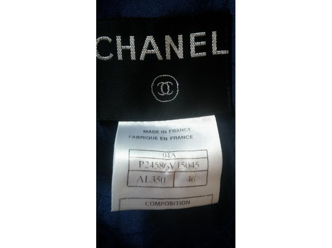 Chanel Abrigos, Ropa de calle Azul - vista 5