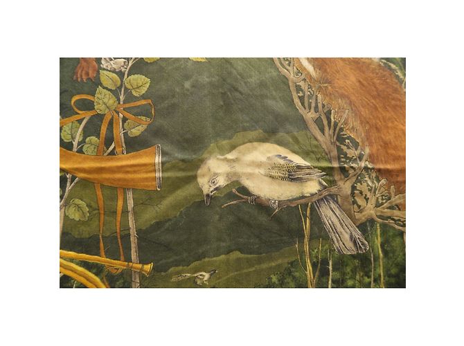 Hermès «Chasse au Bois» Caqui - vista 10