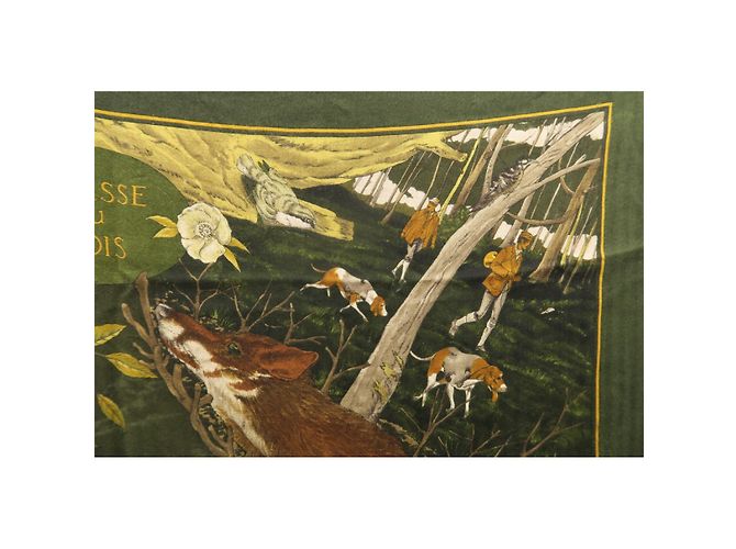 Hermès «Chasse au Bois» Caqui - vista 8