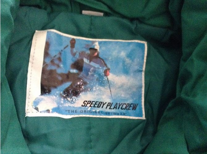 Autre Marque Tuta da sci Speedy PlayCrew con gilet reversibile Verde - vista 3