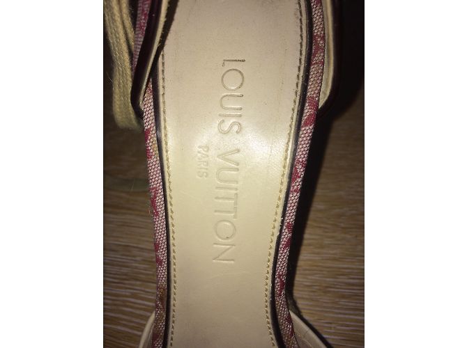 Louis Vuitton Espadrilles Pink Beige - view 3