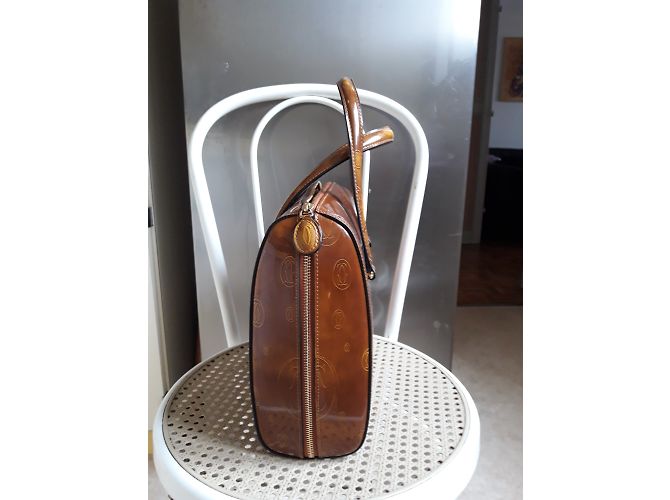 Borsa Cartier Cognac in vernice - vista 5