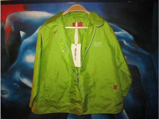 Kenzo Mädchen Jacke Grün 4 Jahre - Ansicht 3