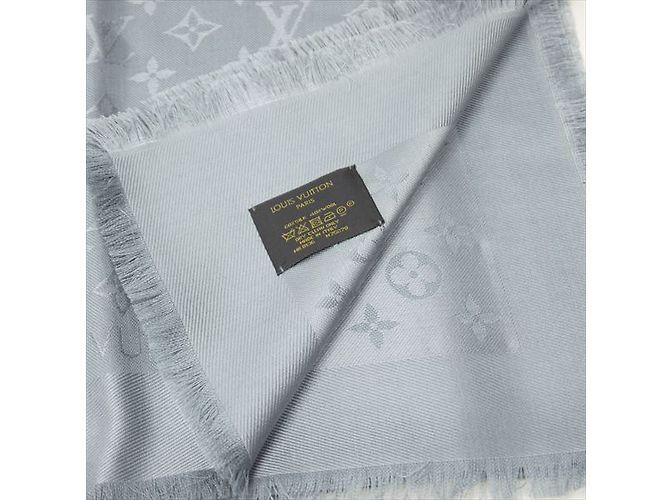 Louis Vuitton Bufanda clásica del monograma Gris - vista 3