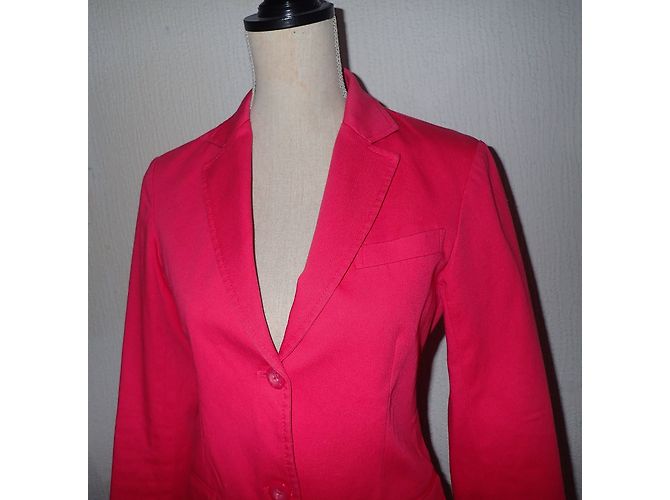 Autre Marque Gant Pink Fuchsia Cotton Jacket - view 3