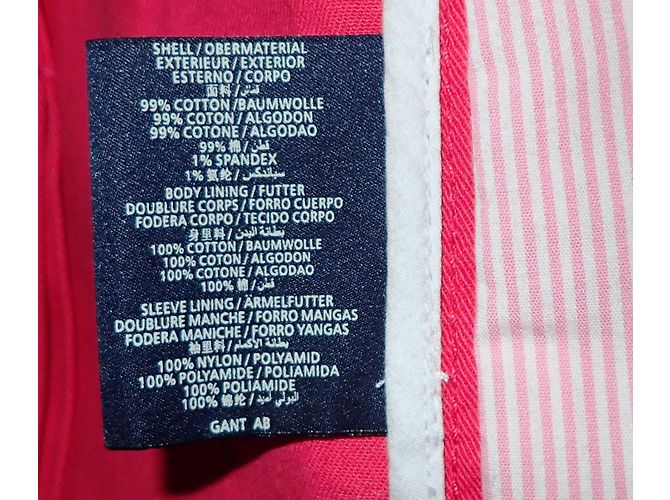 Autre Marque Gant Pink Fuchsia Cotton Jacket - view 8