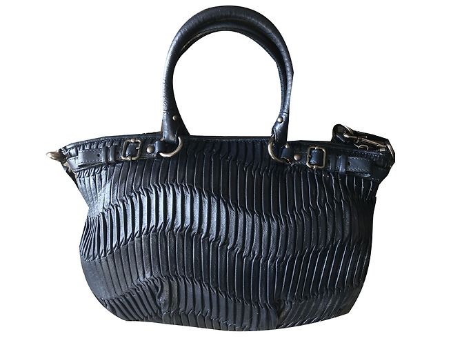 Coach Handtasche Navy Blau Leder - Ansicht 2