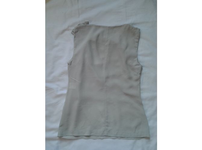 Top de seda Maje beige talla 1 - vista 3