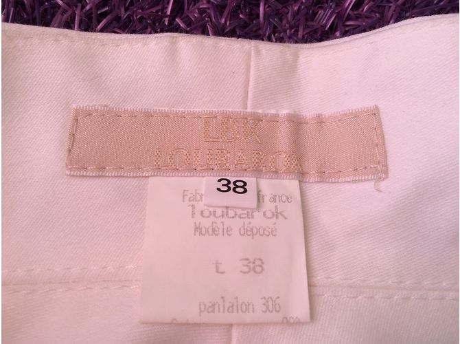 LBK - Loubarok Pantaloni, ghette Bianco - vista 5