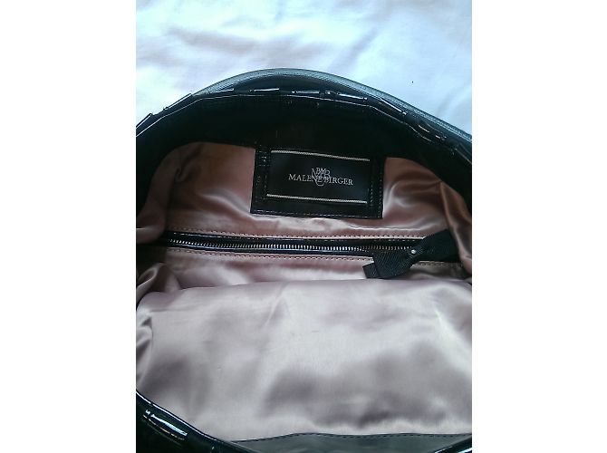 By Malene Birger Shoulder Bag Black Cotton and Leather - view 3
