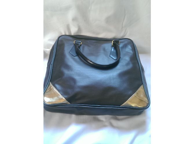 Borsa Tote Paco Rabanne Grigio Khaki Cotone Cachi - vista 4