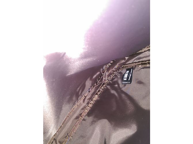 Borsa Tote Paco Rabanne Grigio Khaki Cotone Cachi - vista 8