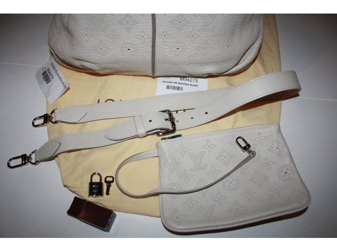 Louis Vuitton SELENE PM Ref: M94275 Bianco - vista 7