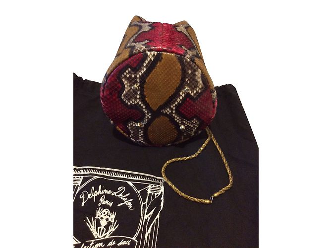 Delphine Delafon Handtaschen Python drucken - Ansicht 2