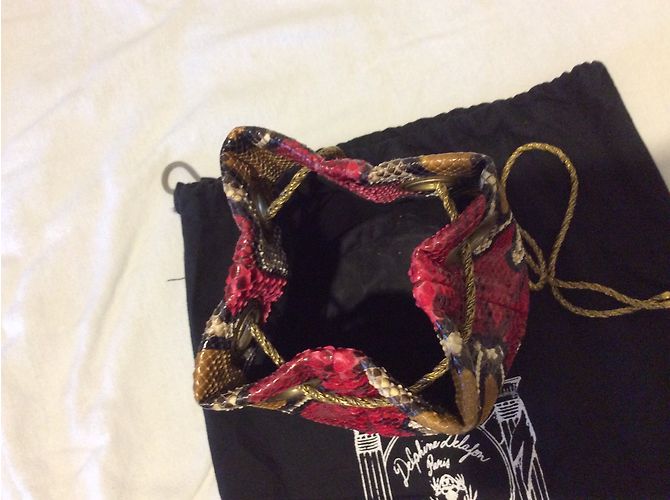 Delphine Delafon Handtaschen Python drucken - Ansicht 4