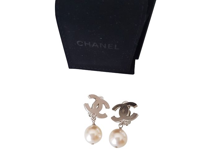 Chanel Brincos Prata - vista 2