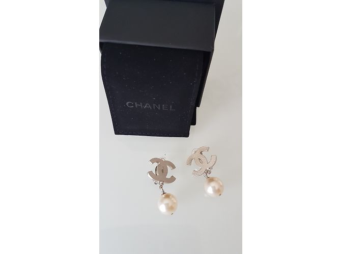 Chanel Brincos Prata - vista 5